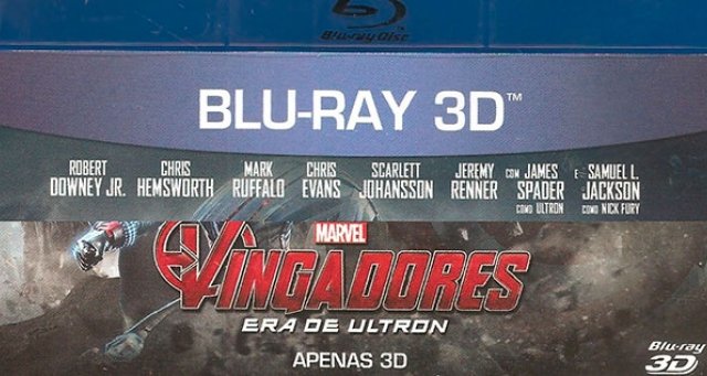 Vingadores: Era de Ultron em BD 3D